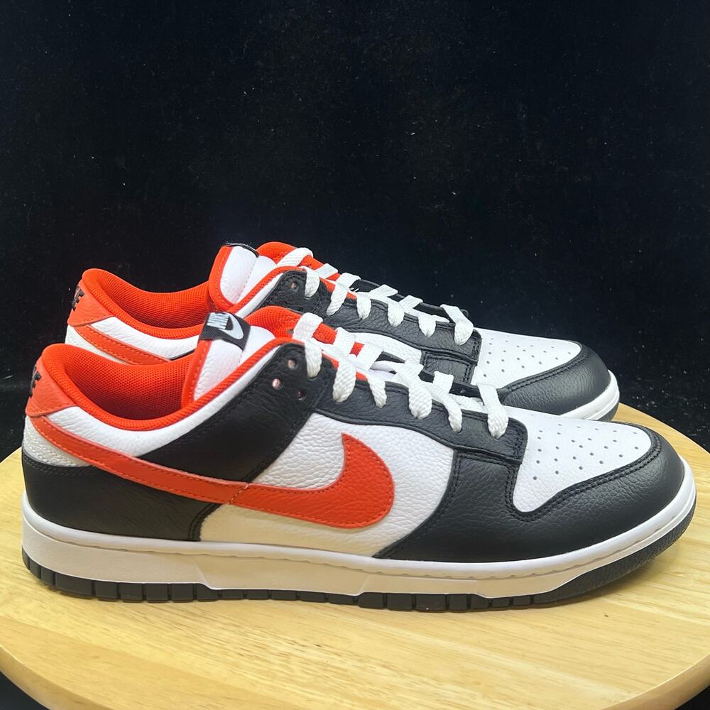 Nike By You Dunk Low White Orange Black FV9524-900 Men's Size 11.5 Shoes - Picture 5 of 10
